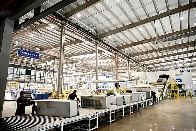 海爾車間實(shí)現(xiàn)全流程數(shù)字化與虛實(shí)同步